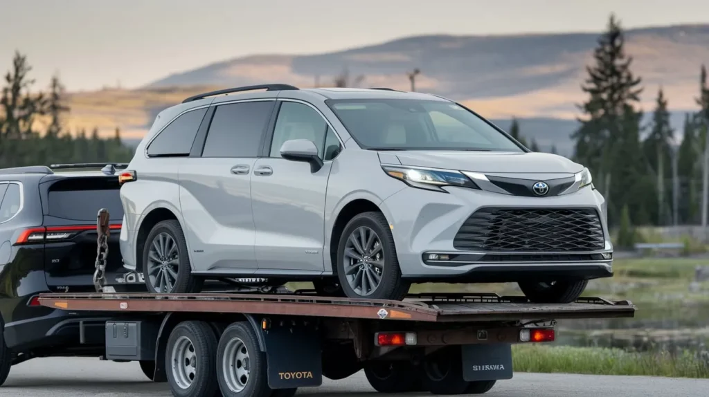 What are the best practices for towing A Toyota Sienna?